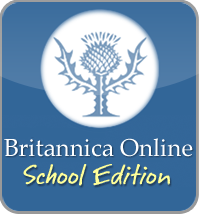 Britannica School icon with link to website 