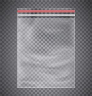 decorative photo of a clear plastic bag 