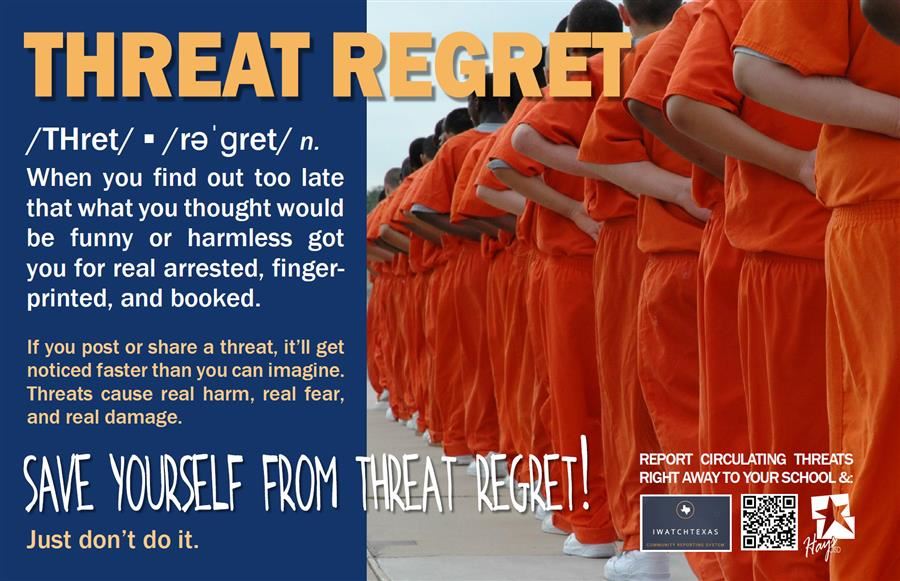 Threat regret Threat regret