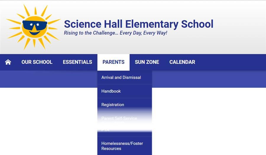 SHES PARENTS menu screenshot SHES PARENTS menu screenshot