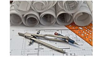 picture of blue prints 