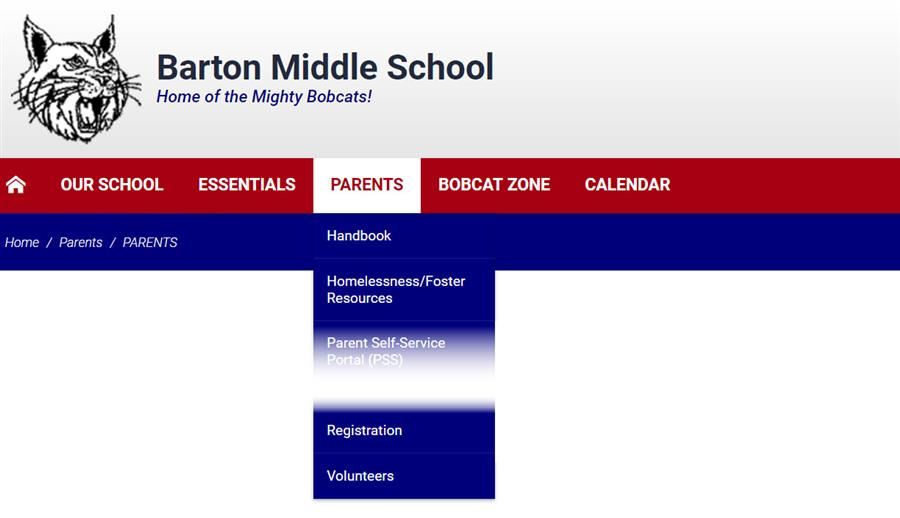 PARENTS MENU SCREENSHOT
